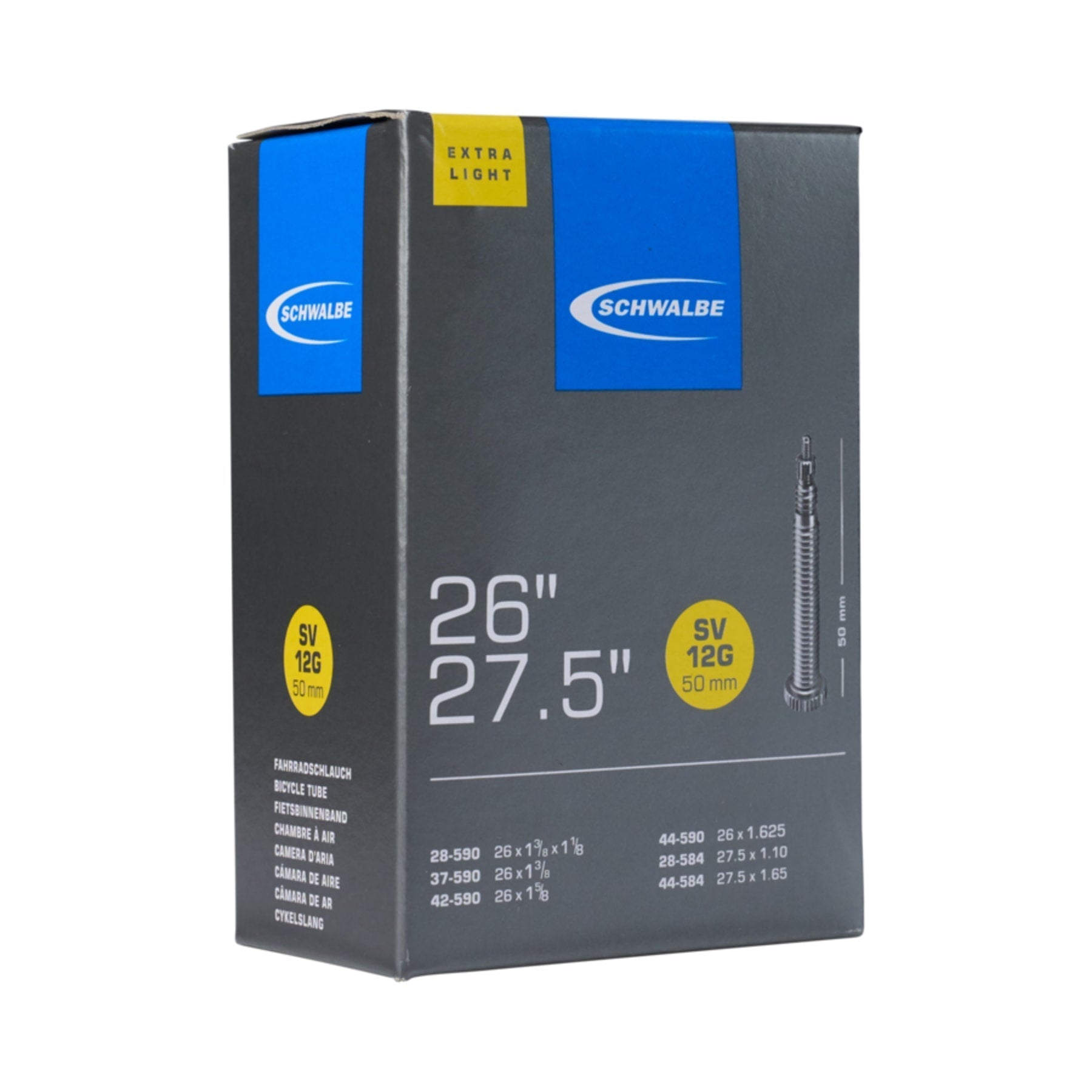 Schwalbe 27,5" 28-44mm Tube for Road-/Gravelbikes